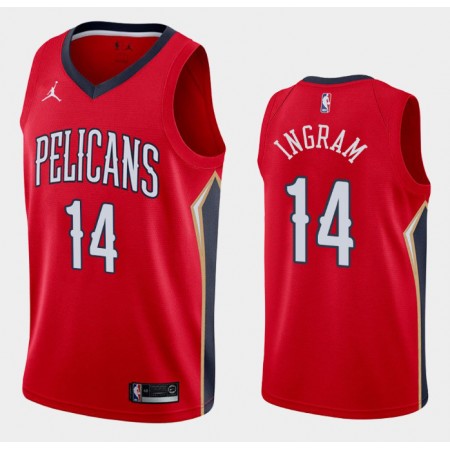 Maillot Basket New Orleans Pelicans Brandon Ingram 14 2020-21 Jordan Brand Statement Edition Swingman - Homme